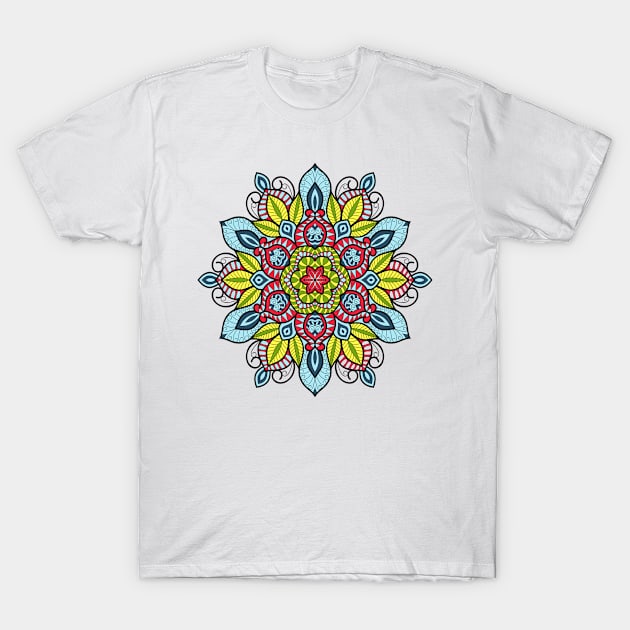 mandala tattoo Design T-Shirt by Al-Raeeq